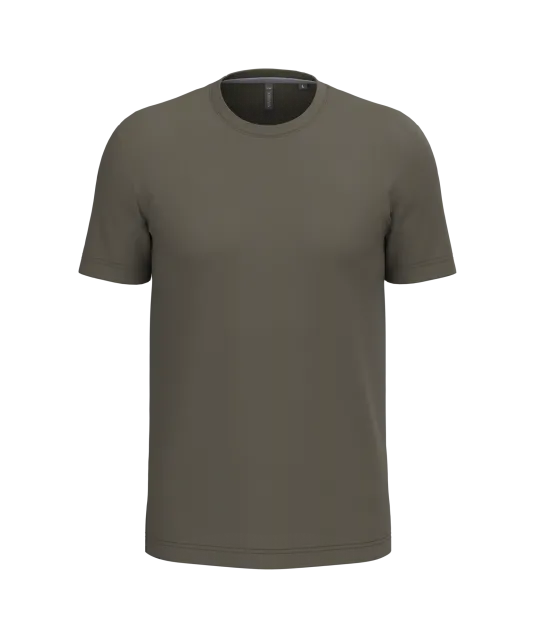 K356 - T-shirt ronde hals korte mouwen Dark Khaki
