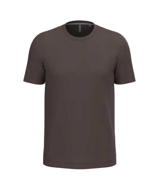 K356 - T-shirt ronde hals korte mouwen Chocolate