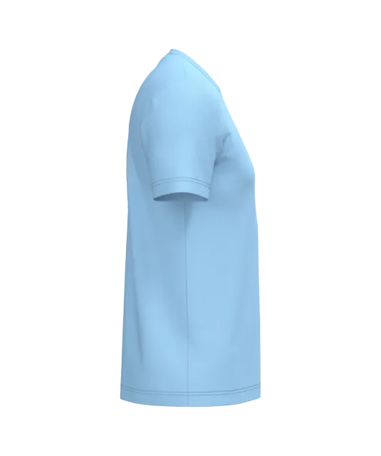 K356 - T-shirt ronde hals korte mouwen Sky Blue