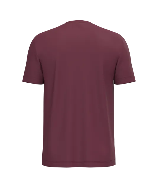 K356 - T-shirt ronde hals korte mouwen Wine