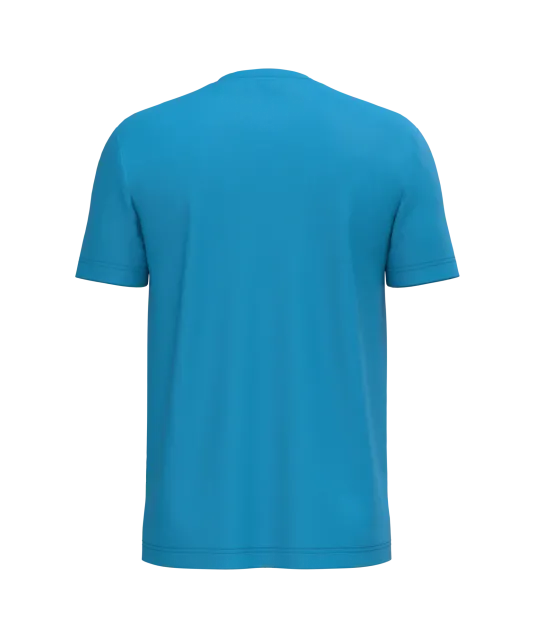 K356 - T-shirt ronde hals korte mouwen Tropical Blue