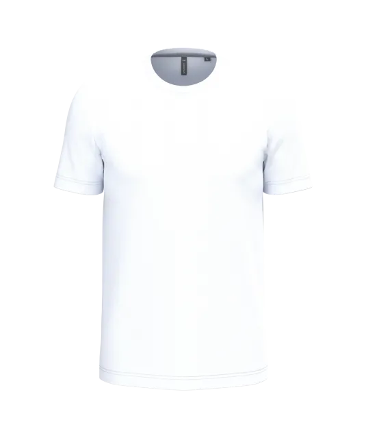K356 - T-shirt ronde hals korte mouwen White