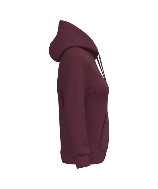 K473 - Eco damessweater met capuchon Wine