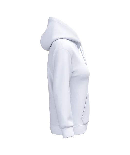K473 - Eco damessweater met capuchon White
