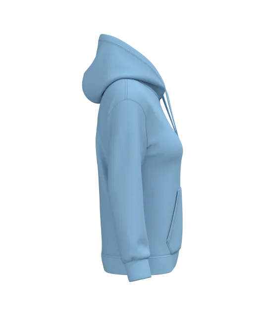 K473 - Eco damessweater met capuchon Sky Blue