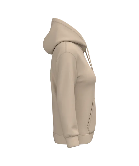 K473 - Eco damessweater met capuchon Light Sand