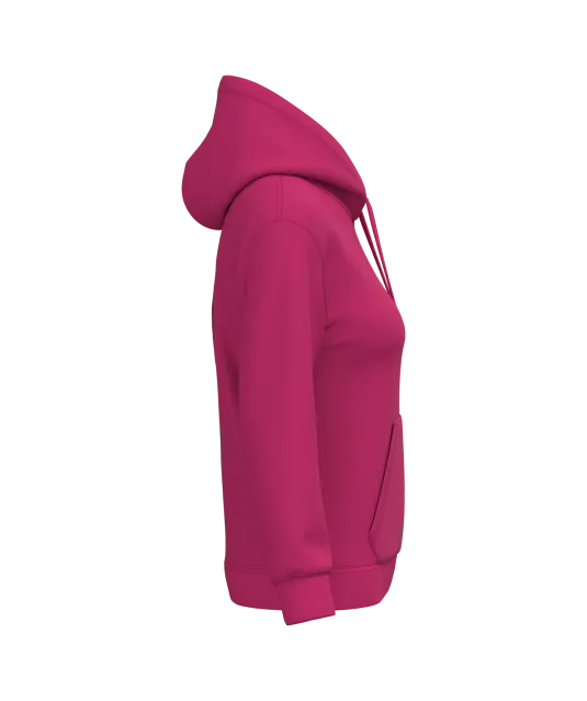 K473 - Eco damessweater met capuchon Fuchsia