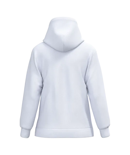 K473 - Eco damessweater met capuchon White