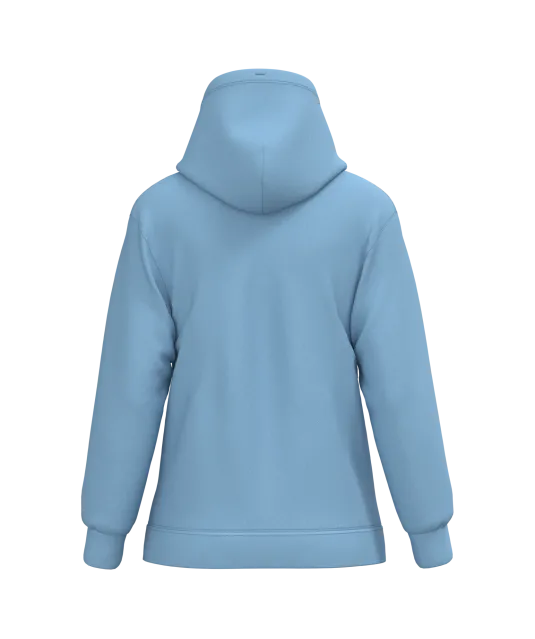 K473 - Eco damessweater met capuchon Sky Blue