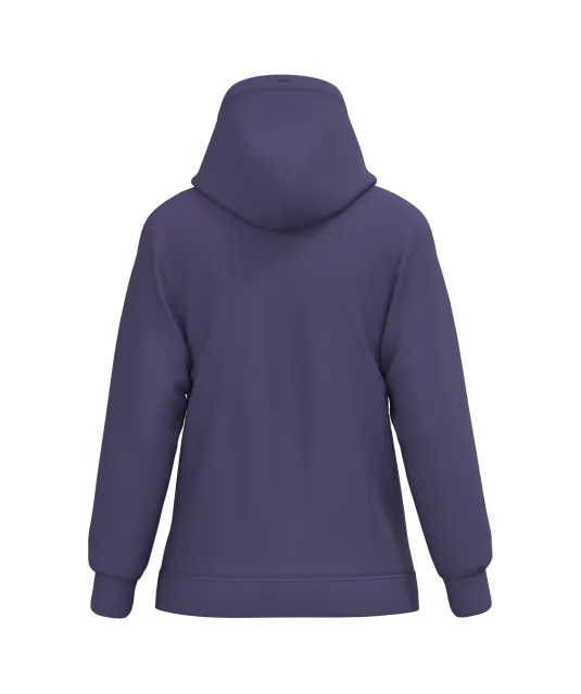 K473 - Eco damessweater met capuchon Purple