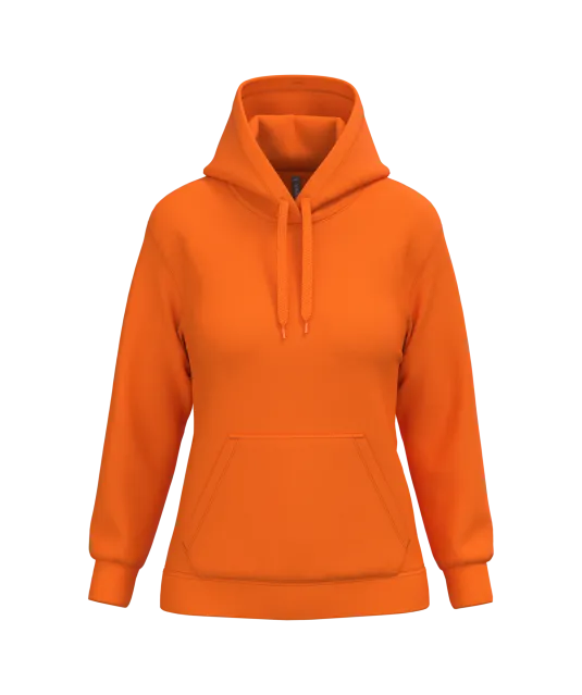 K473 - Eco damessweater met capuchon Orange