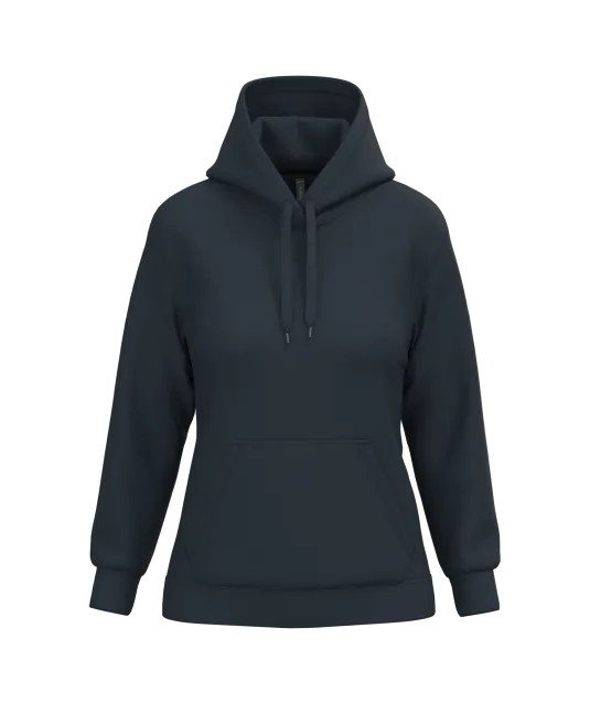 K473 - Eco damessweater met capuchon Navy