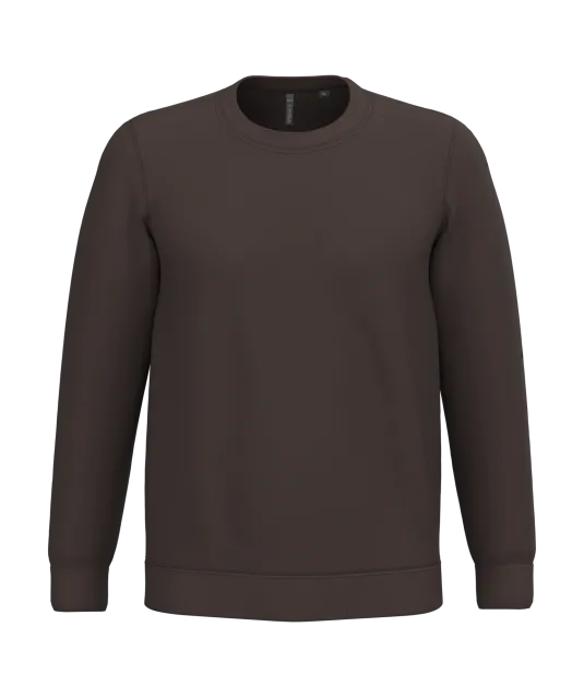 K474 - Sweater ronde hals Chocolate