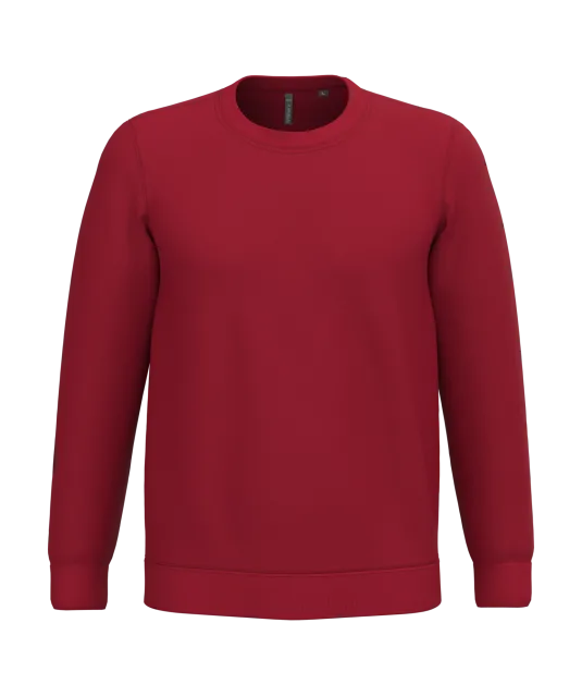 K474 - Sweater ronde hals Cherry Red