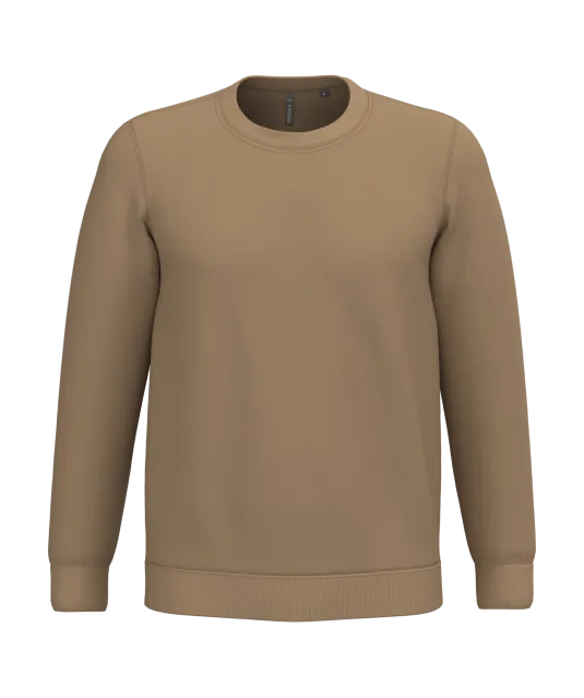 K474 - Sweater ronde hals Camel