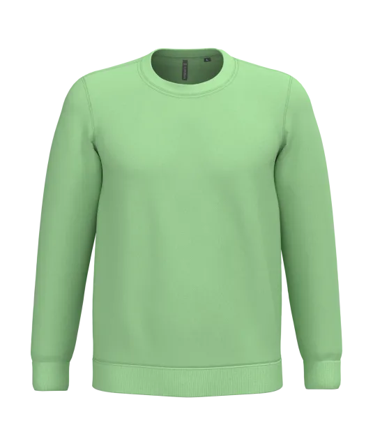 K474 - Sweater ronde hals Apple Green
