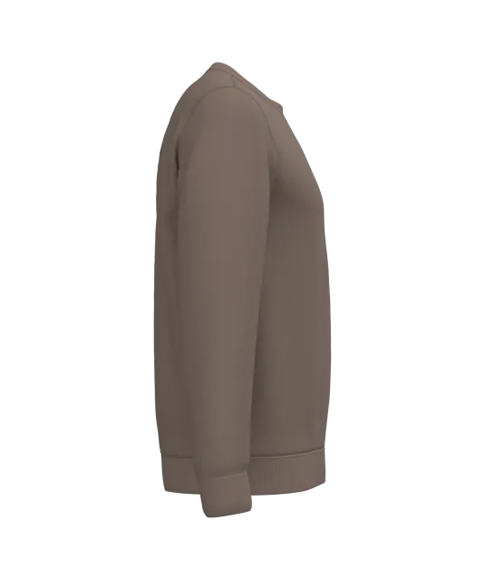 K474 - Sweater ronde hals Moka Brown