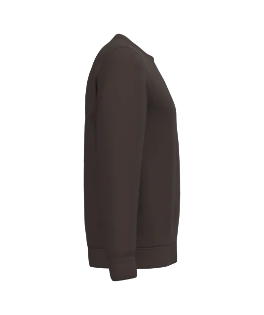 K474 - Sweater ronde hals Chocolate