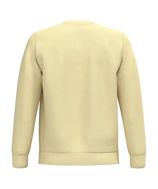 K474 - Sweater ronde hals Straw Yellow