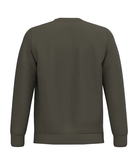 K474 - Sweater ronde hals Dark Khaki