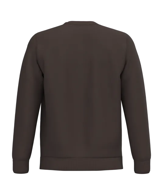 K474 - Sweater ronde hals Chocolate