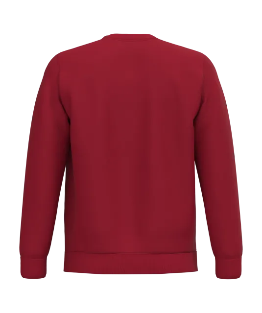 K474 - Sweater ronde hals Cherry Red