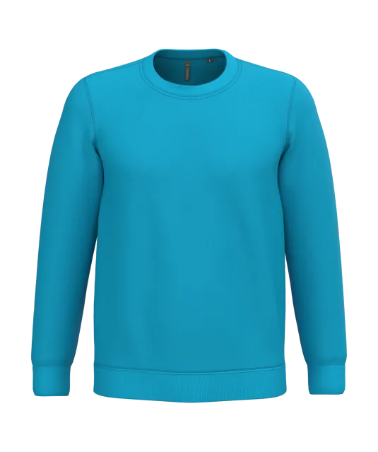 K474 - Sweater ronde hals Hawaii Blue