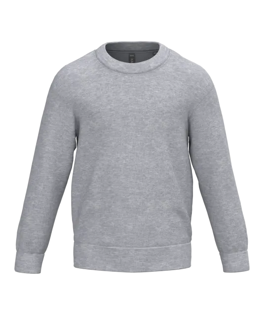 K475 - Kindersweater ronde hals Oxford Grey