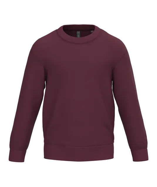 K475 - Kindersweater ronde hals Wine