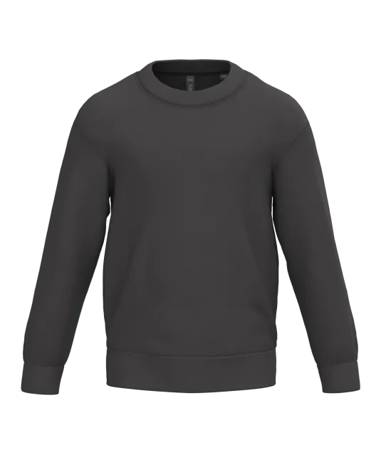 K475 - Kindersweater ronde hals Dark Grey