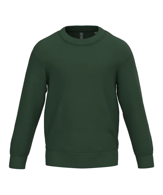 K475 - Kindersweater ronde hals Forest Green