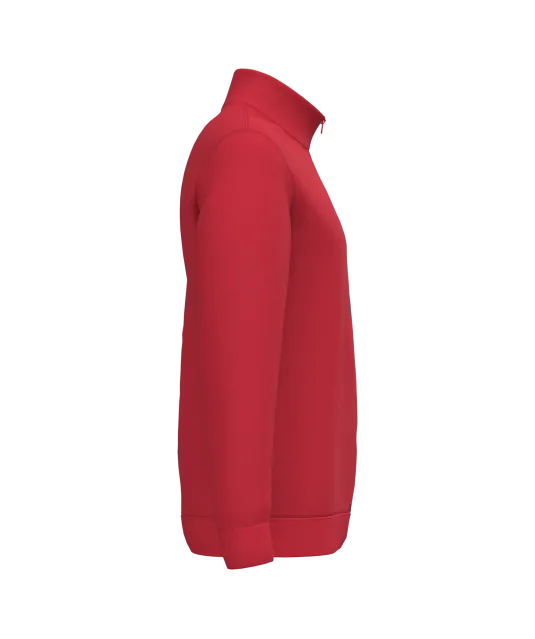 K478 - Sweater met ritskraag Red