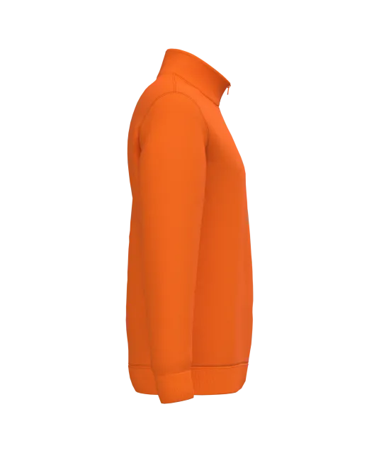 K478 - Sweater met ritskraag Orange
