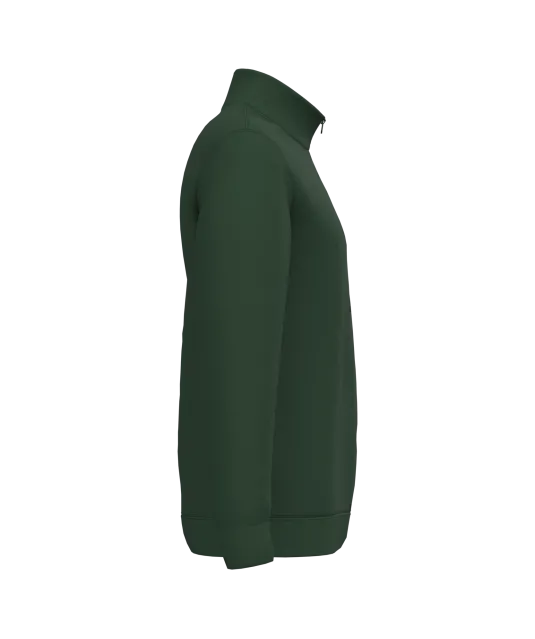 K478 - Sweater met ritskraag Forest Green