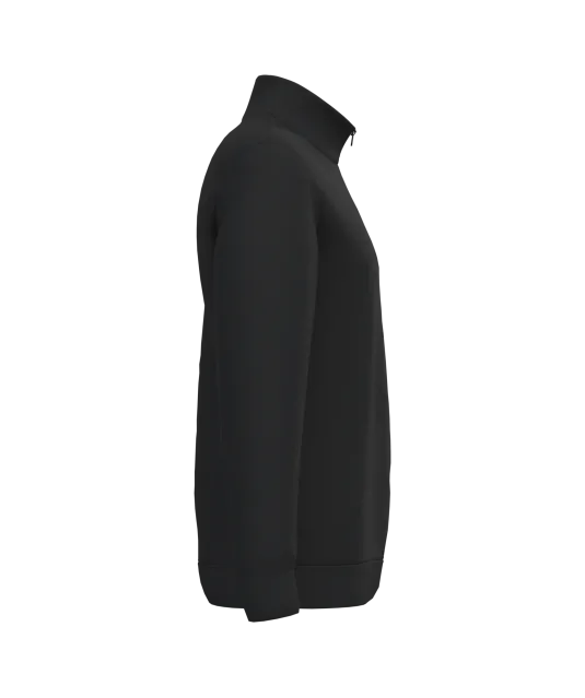 K478 - Sweater met ritskraag Black