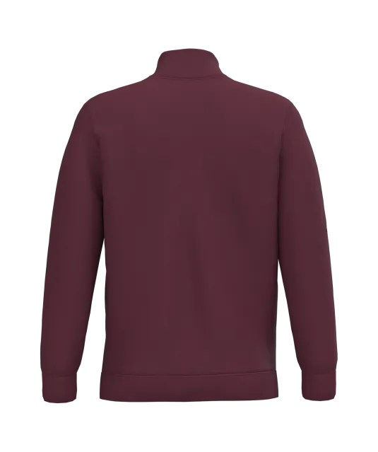 K478 - Sweater met ritskraag Wine