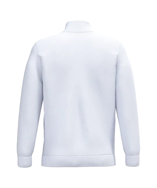 K478 - Sweater met ritskraag White
