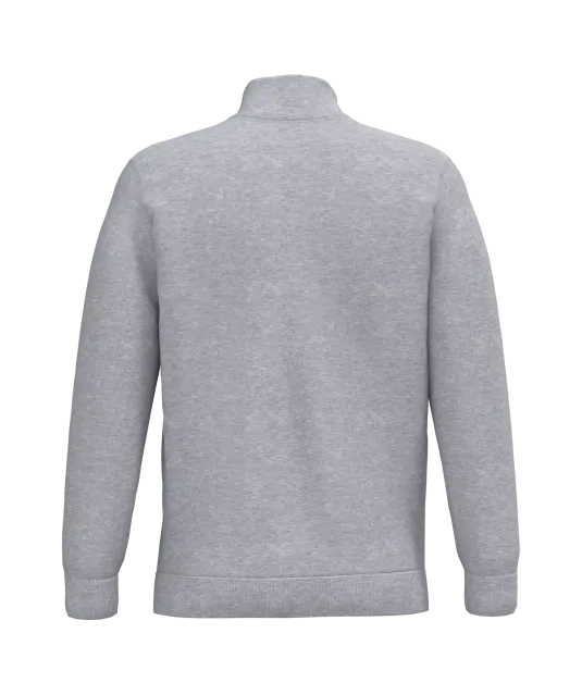 K478 - Sweater met ritskraag Oxford Grey