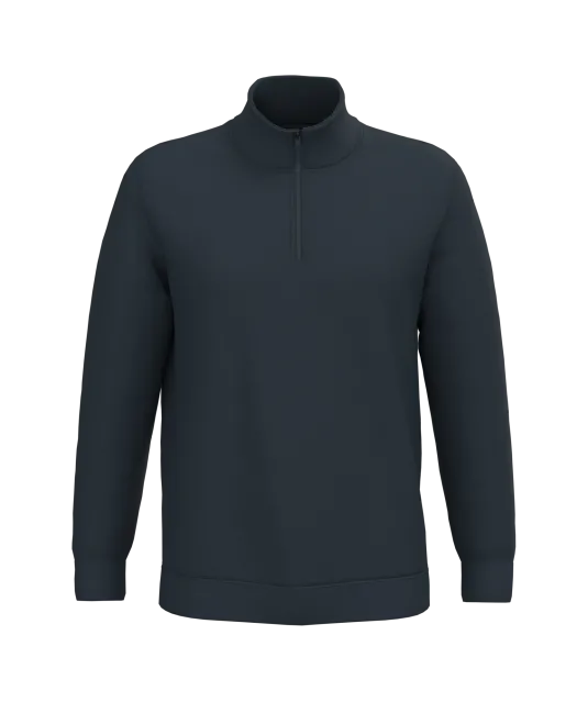 K478 - Sweater met ritskraag Navy
