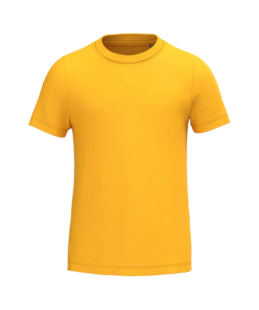 K3027IC - T-shirt BIO150IC ronde hals kind Yellow
