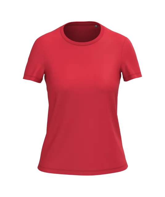K3026IC - Dames-t-shirt BIO150IC ronde hals Red