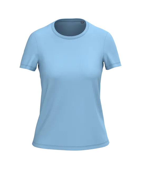 K3026IC - Dames-t-shirt BIO150IC ronde hals Sky Blue