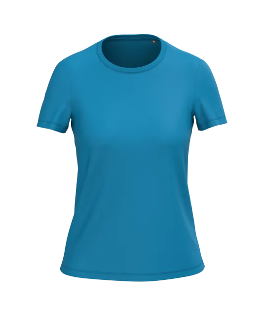 K3026IC - Dames-t-shirt BIO150IC ronde hals Tropical Blue