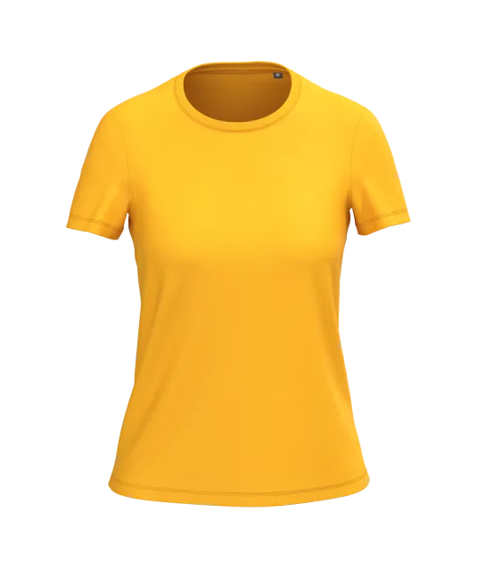 K3026IC - Dames-t-shirt BIO150IC ronde hals Yellow