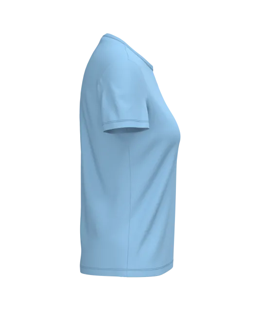 K3026IC - Dames-t-shirt BIO150IC ronde hals Sky Blue