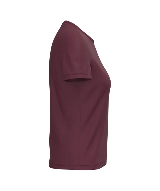 K3026IC - Dames-t-shirt BIO150IC ronde hals Wine