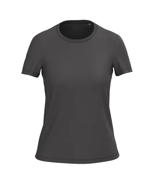 K3026IC - Dames-t-shirt BIO150IC ronde hals Dark Grey