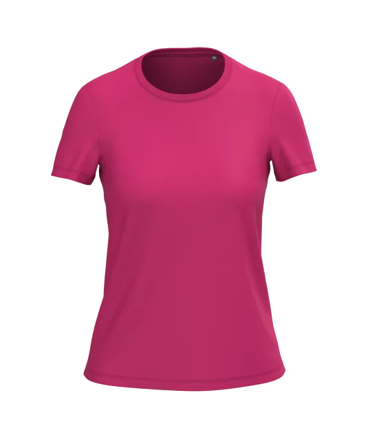 K3026IC - Dames-t-shirt BIO150IC ronde hals Fuchsia