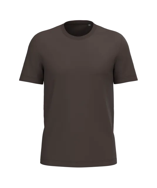 K3025IC - T-shirt BIO150IC ronde hals Chocolate