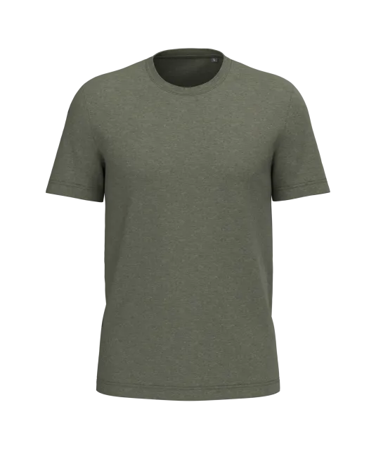 K3032IC - Heren T-shirt Bio190 IC Green Marble Heather